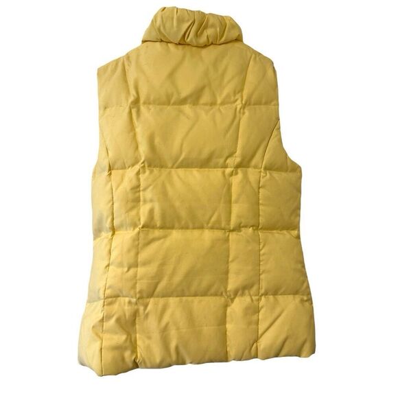 Lilly Pulitzer Goose Down Puffer Vest Yellow XS Floral - Picture 2 of 7